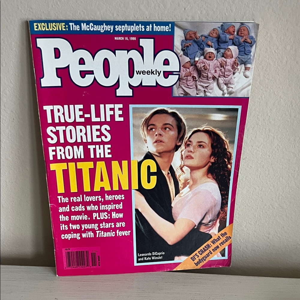 People Magazine March 16, 1998 Titanic Movie Cover